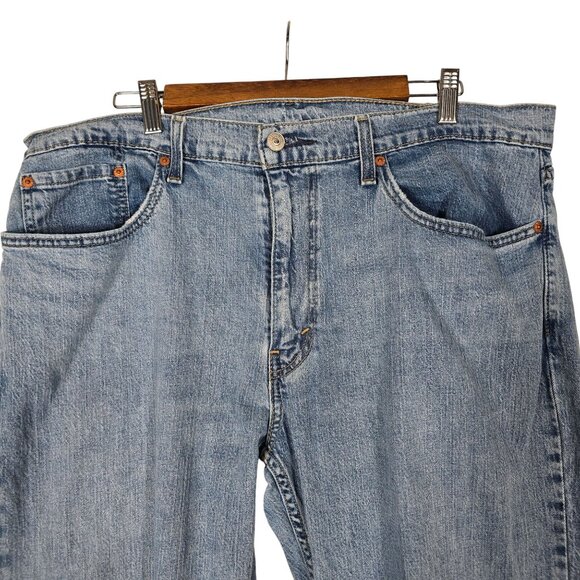 Levi's 559 Blue Jeans Size 38X36‎ Men's Straight Leg Stretch Denim 2022 - Picture 5 of 8